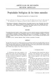 Propiedades biológicas de los tintes naturales