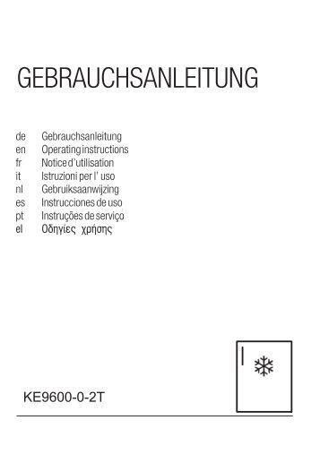 Handbuch - Küppersbusch Hausgeräte AG