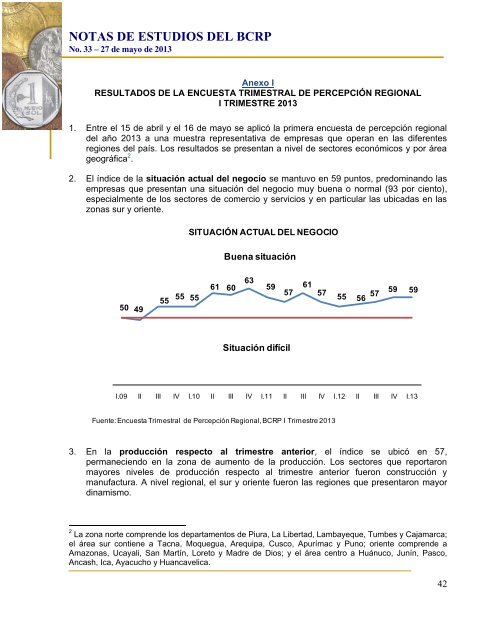 NOTAS DE ESTUDIOS DEL BCRP