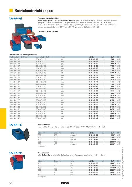 Katalog als PDF herunterladen PDF Download - Ortner und Stanger