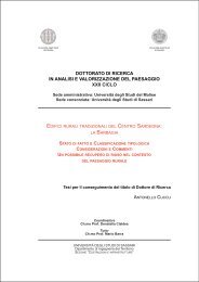 dottorato di ricerca in analisi e valorizzazione del paesaggio xxii ciclo