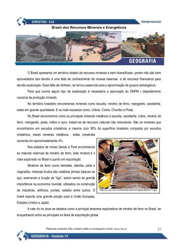 Brasil dos Recursos Minerais e Energéticos