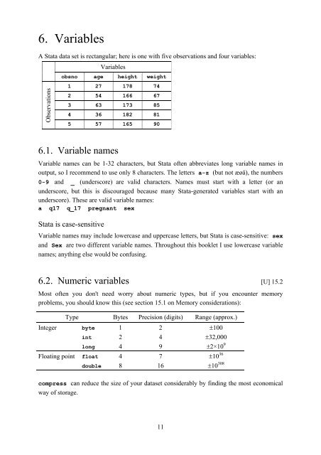 Introduction to Stata 8 - (GRIPS