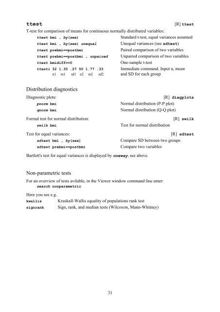 Introduction to Stata 8 - (GRIPS