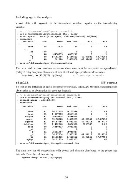 Introduction to Stata 8 - (GRIPS