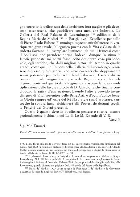 Manoscritti di Luigi Vanvitelli nell'archivio della Reggia di Caserta ...