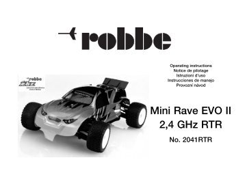 Mini Rave EVO II 2,4 GHz RTR - CMC-Versand