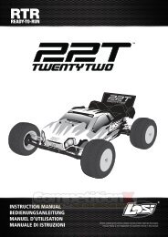 Losi 22T RTR Stadium Truck Manual - CompetitionX.com