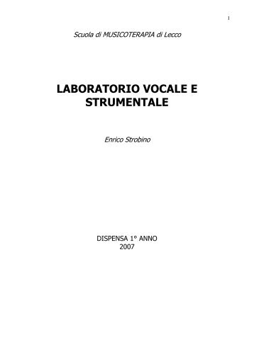 LABORATORIO VOCALE E STRUMENTALE