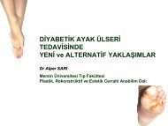 DİYABETİK AYAK ÜLSERİ TEDAVİSİNDE YENİ ve ... - EKMUD