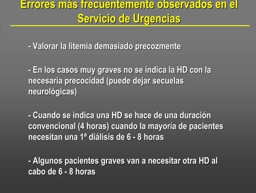 Intoxicaciones por Litio: Opciones Terapéuticas