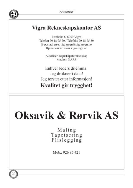 Programblad 2012 - Godøy IL
