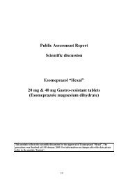 Public Assessment Report Scientific discussion Esomeprazol “Hexal ...