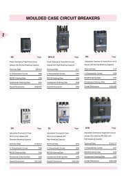 MOULDED CASE CIRCUIT BREAKERS