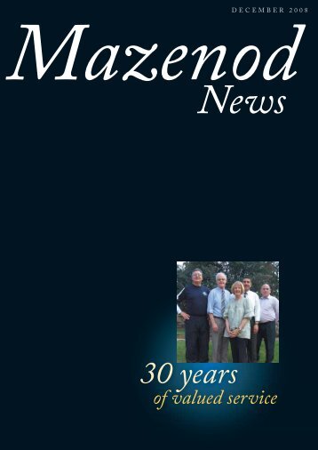 30 years - Mazenod College