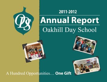 Annual Report - Oakhill Day School