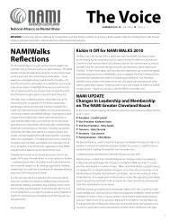 Summer 2010 Newsletter - NAMI: National Alliance on Mental Illness