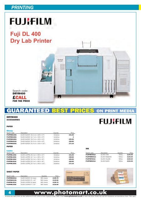 4 Printing - Dye Sub Delerium