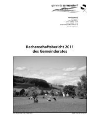403.1 Rechenschaftsbericht 2011 - Gemeinde Sarmenstorf