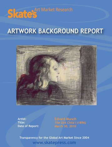 ARTWORK BACKGROUND REPORT - Skate's Art Market Research