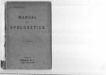 Manual de Apologética - São Pio V