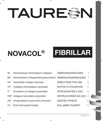 novacol® fibrillar - Taureon