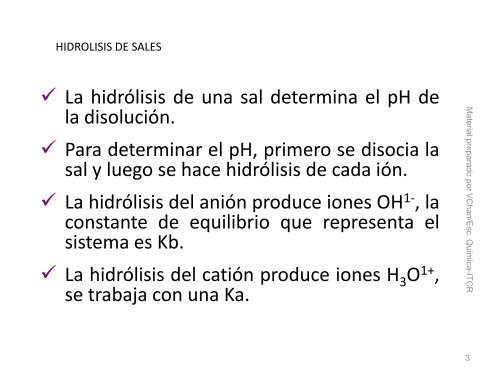 HIDROLISIS CON SALES - TEC Digital