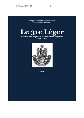 Le 31e Léger - Societa italiana di storia militare