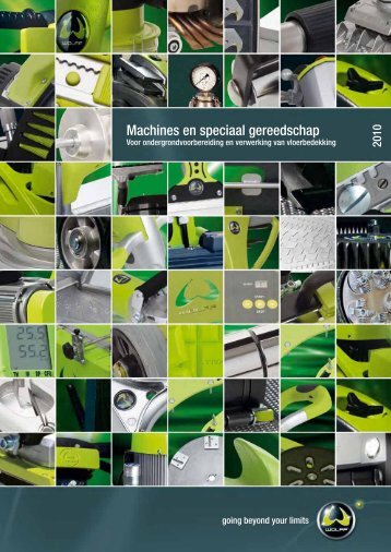 Machines en speciaal gereedschap - Uzin Utz AG