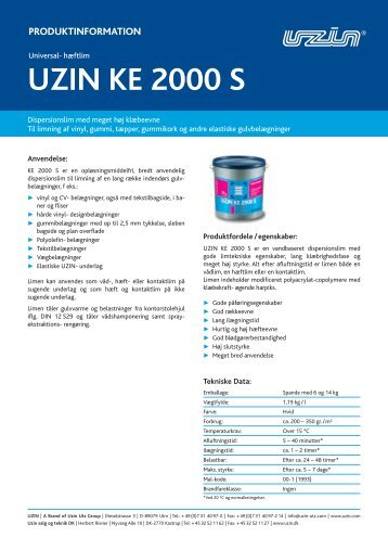 UZIN KE 2000 S - Uzin Utz AG
