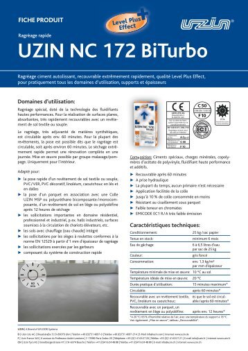 UZIN NC 172 BiTurbo - Uzin Utz AG