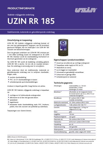 UZIN RR 185 - Uzin Utz AG