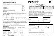 Eintrittsformular TSV Wendezelle
