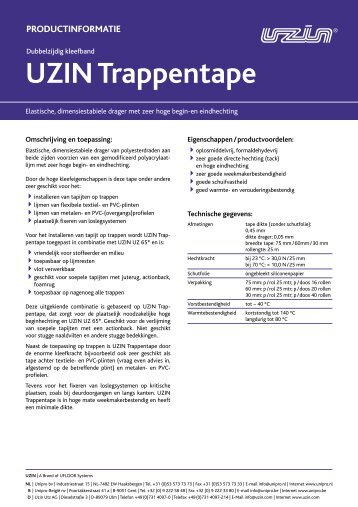 UZIN Trappentape - Uzin Utz AG