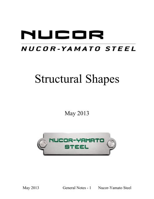 Structural Shapes - Nucor-Yamato Steel