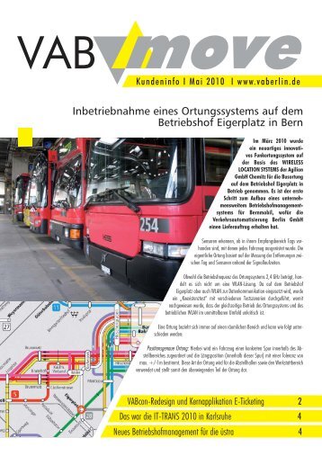 VABmove Ausgabe 12 - 2010 Mai - VAB Berlin