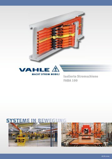 isolierte Stromschiene Faba 100 - Vahle