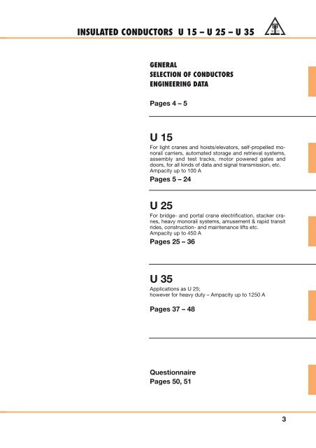 insulated conductors u 25