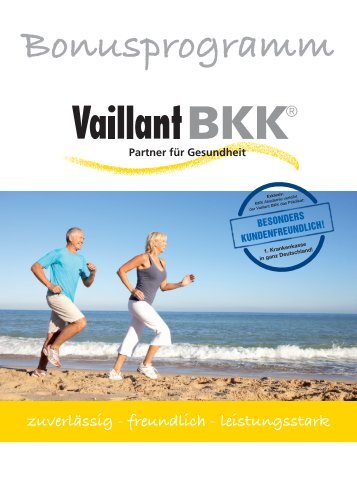 Bonusheft - Vaillant BKK