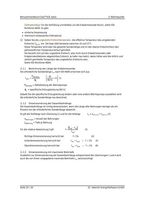 Handbuch GeoT*SOL basic - Valentin Software