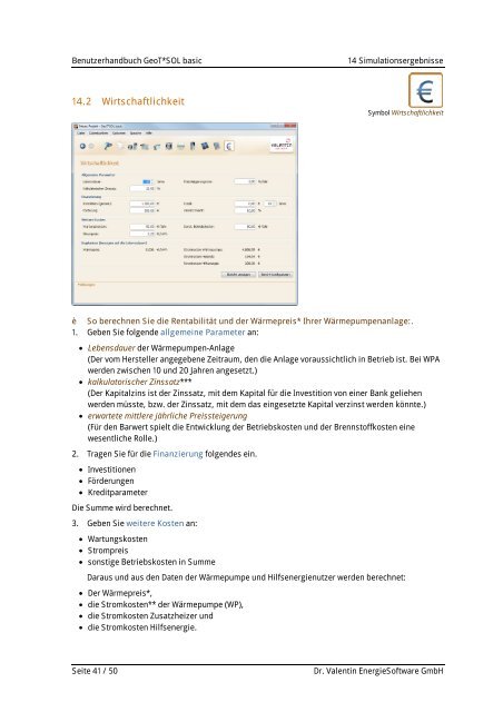 Handbuch GeoT*SOL basic - Valentin Software