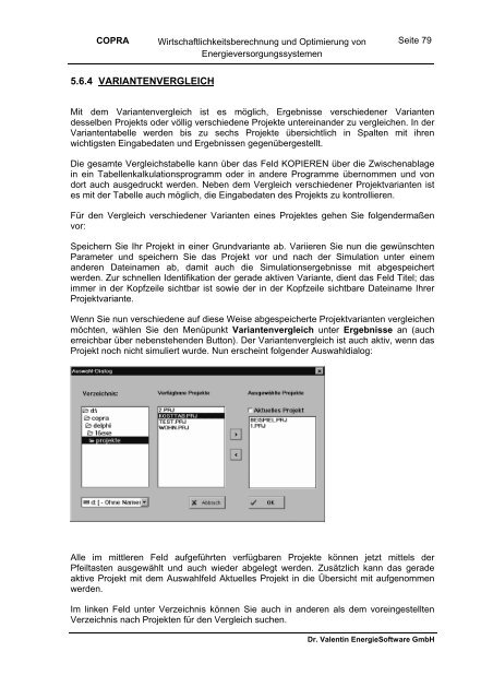 COPRA Handbuch - Valentin Software