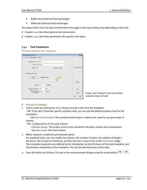 Manual T*SOL basic 5.0 - Valentin Software