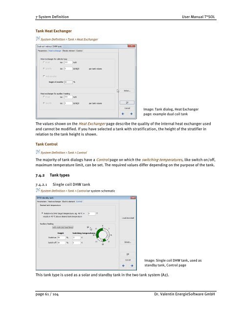 Manual T*SOL basic 5.0 - Valentin Software