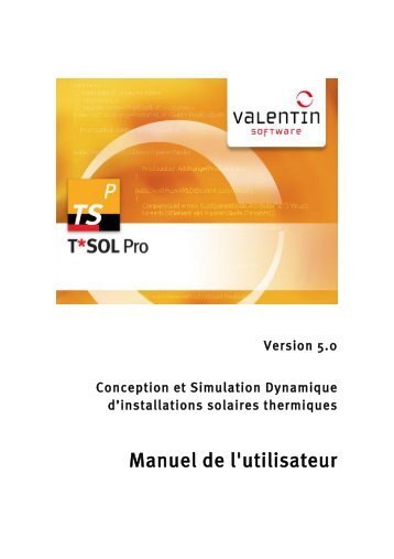 T*SOL Pro 5.0 User Manual