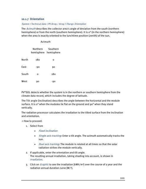 PV*SOL Expert 6.0 - Manual - Valentin Software