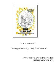 Lira Imortal FEB Espíritos Diversos 1938 - Livraria Flamarion