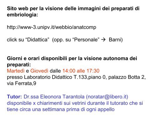 Dispense Laboratori Anatomia Comparata - Università degli Studi di ...