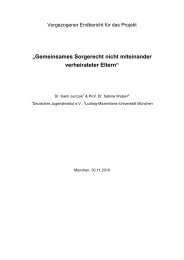 „Gemeinsames Sorgerecht nicht miteinander verheirateter Eltern“