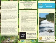 Oscar Scherer State Park Brochure - Florida State Parks